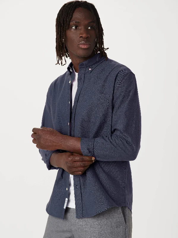 The Jasper Oxford Shirt in Vintage Indigo