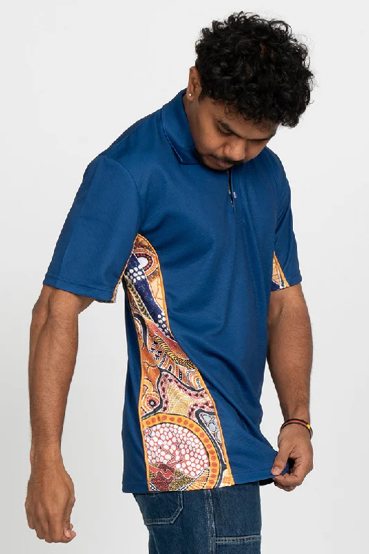 A Father's Teachings Blue Bamboo (Simpson) Unisex Polo Shirt