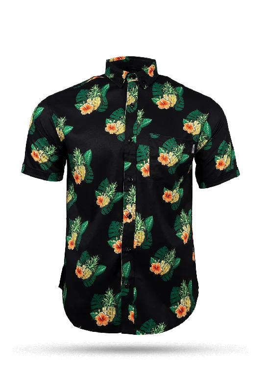 Pineapple Grenade Collection - Casual Button Down Shirt