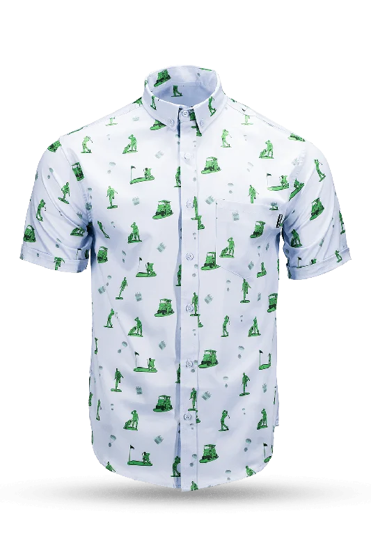 Golfing Grunts - Casual Button Down Shirt