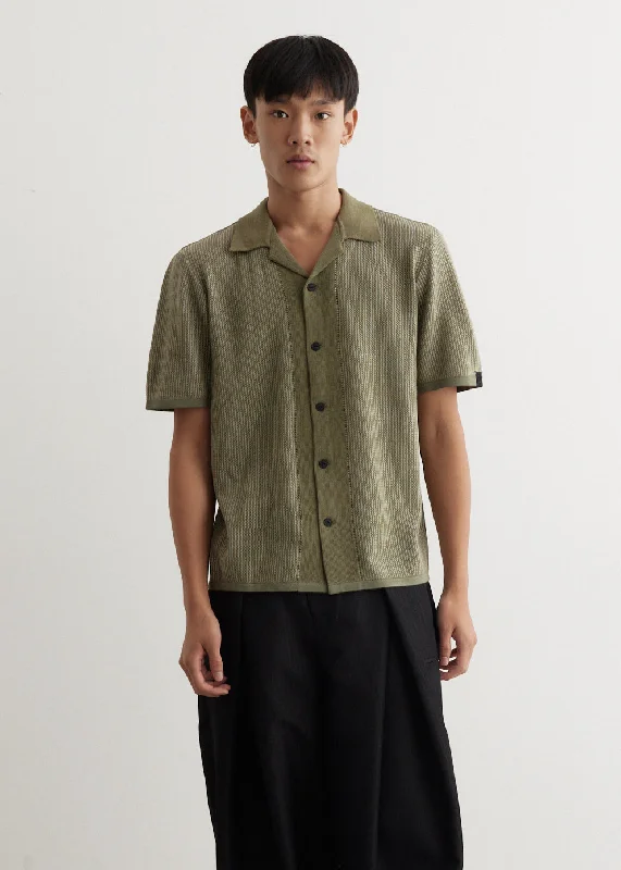 Harvey Knit Camp Shirt