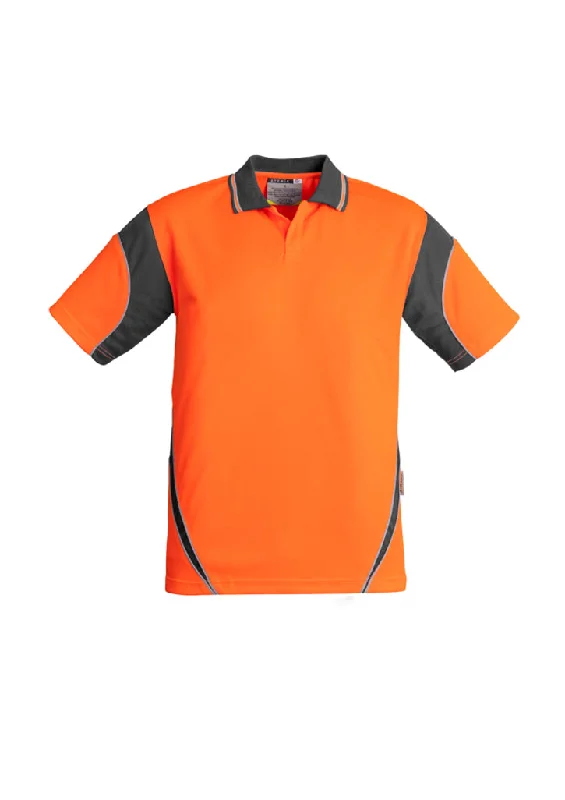 SYZMIK ZH248 Hi Vis Aztec S/S Polo