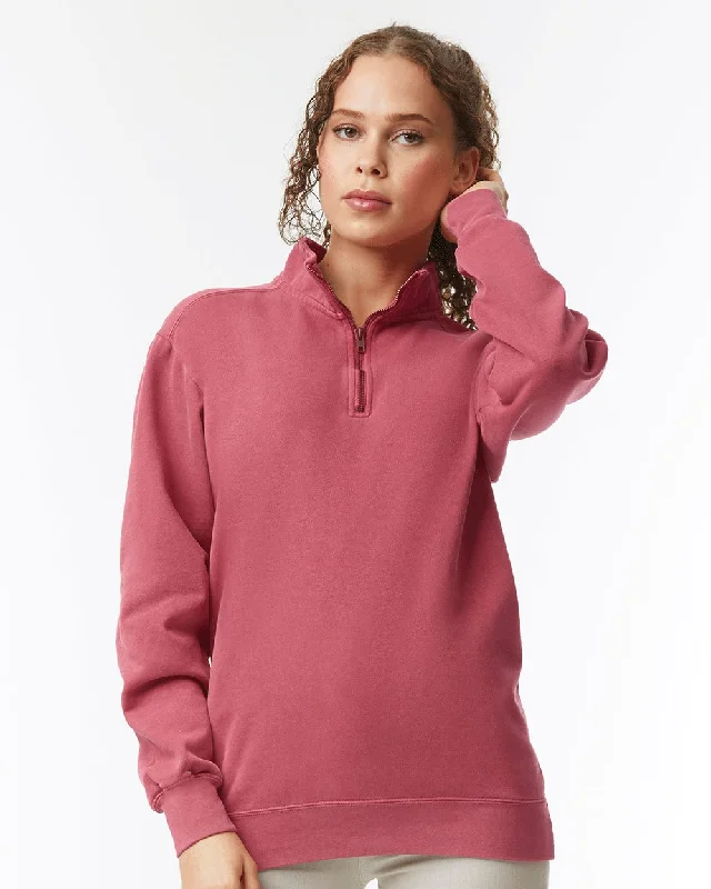 Comfort Colors 1580 Garment-Dyed Quarter Zip Sweatshirt