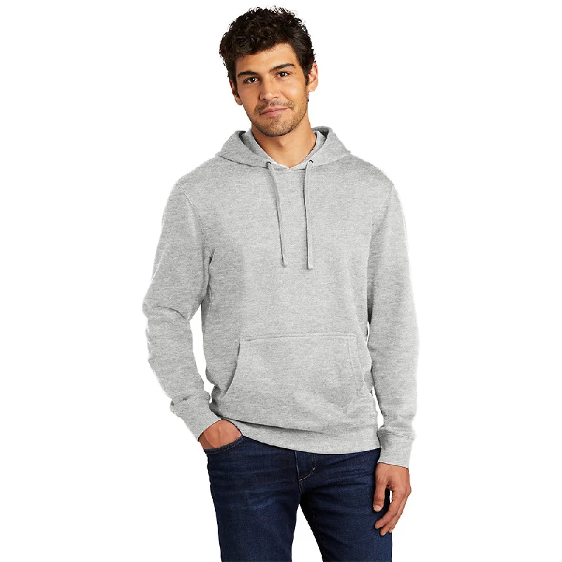 District DT6100 V.I.T. Fleece Hoodie - Light Heather Grey