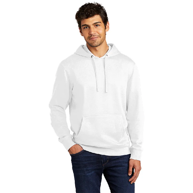 District DT6100 V.I.T. Fleece Hoodie - White