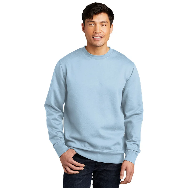 District DT6104 V.I.T. Fleece Crew - Ice Blue