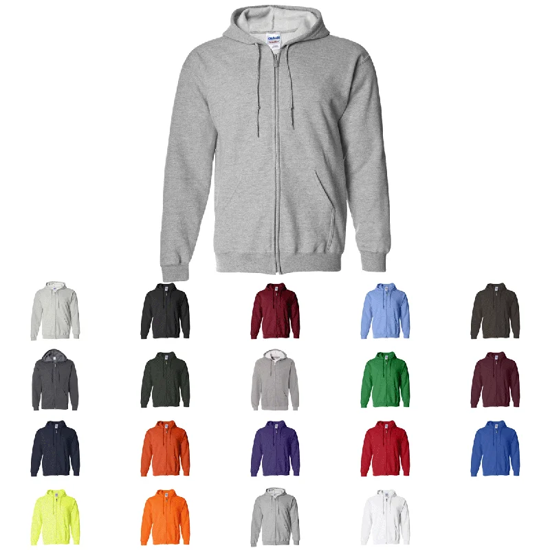 Gildan 18600, G186 Heavy Blend™ Full-Zip Hooded Sweatshirt, Hoodie - 18600