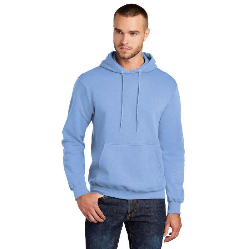 Port & Company PC78H Core Fleece Pullover Hooded Sweatshirt - Light Blue