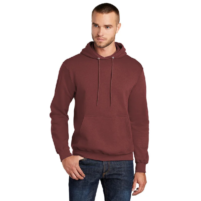 Port & Company PC78H Core Fleece Pullover Hooded Sweatshirt - Maroon