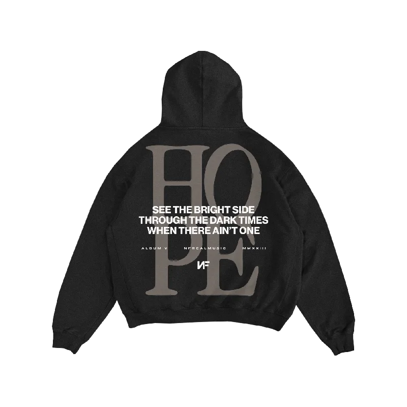 Black "HOPE" Hoodie