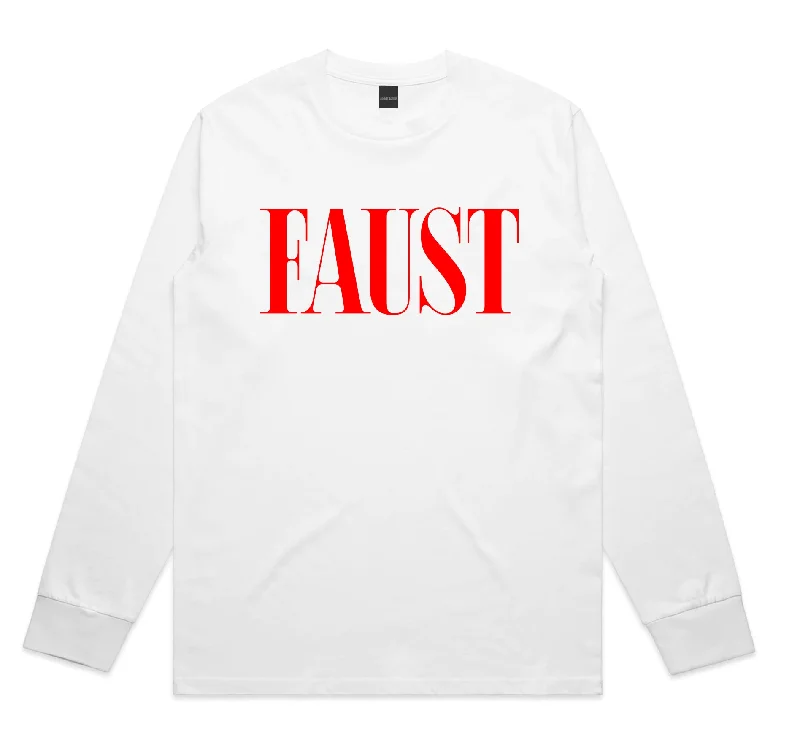 Faust - White Long-Sleeved T-shirt