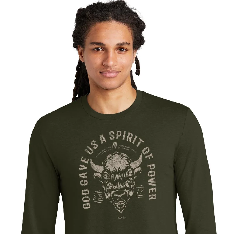 Light Source Mens Long Sleeve T-Shirt God Gave Us