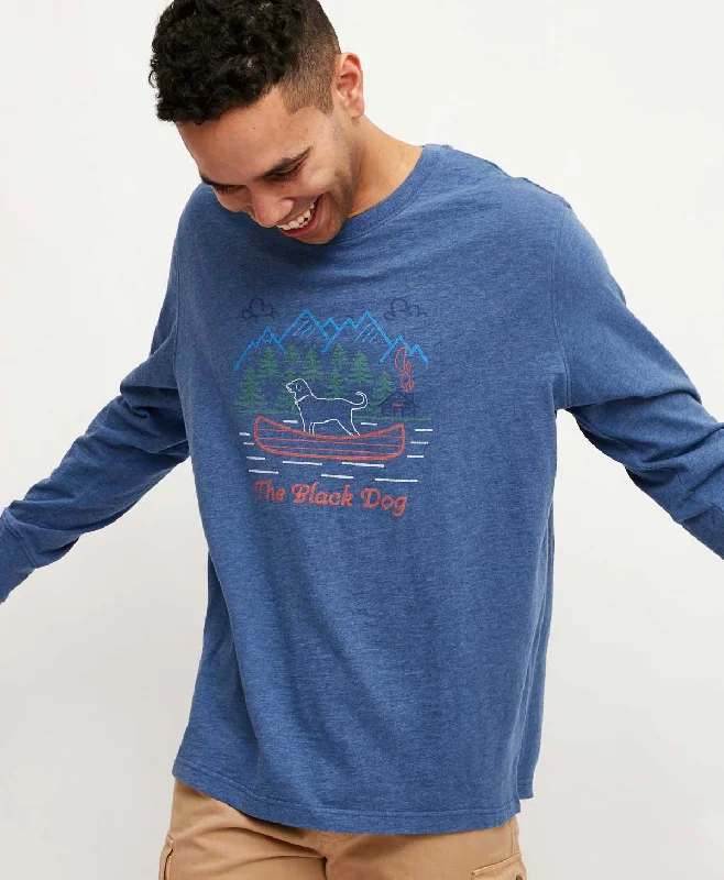 Mens Canoe Longsleeve Tee