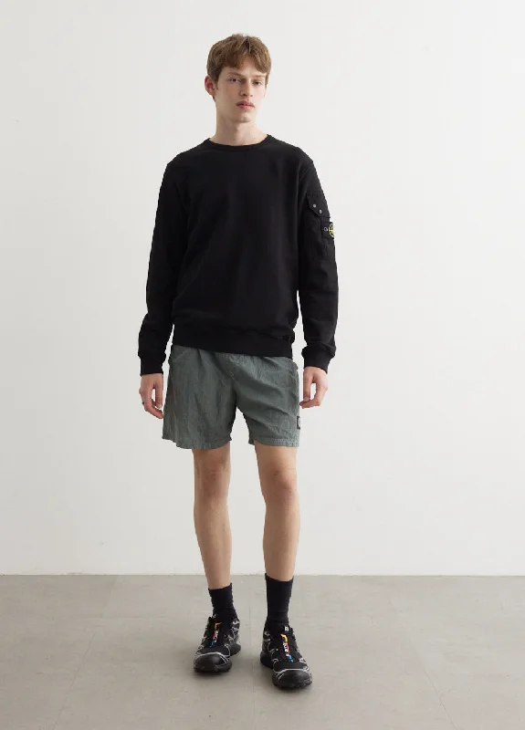 Pocket Sleeve Crewneck Sweatshirt